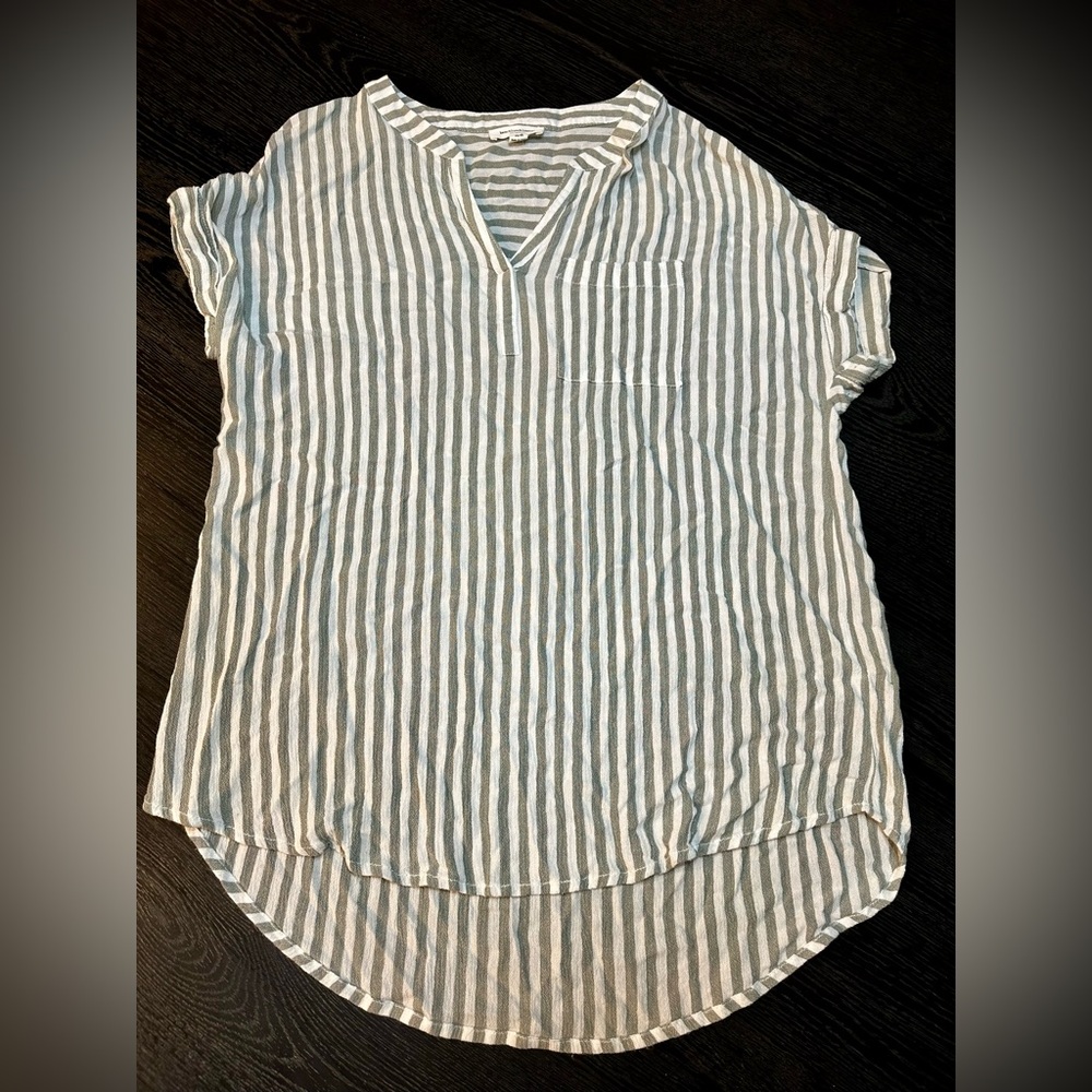 Beach Lunch Lounge Collection Striped Blouse Medium